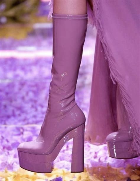 daphne purple boots versace|Versace Boots & Booties for Women.